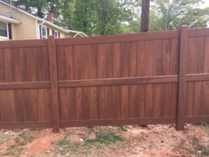 PVC Fence in Wood Finish | America Fence