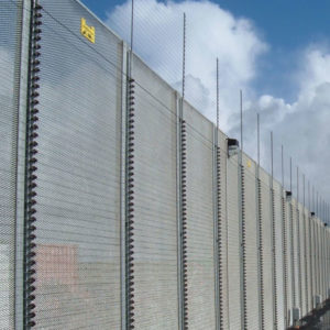Electric Perimeter Security Fence Around a Prison | America Fence