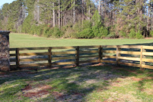 Rural Wood Fence in a Field | America Fence